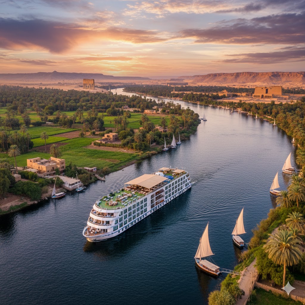4 Days Nile Cruise from Luxor to Aswan